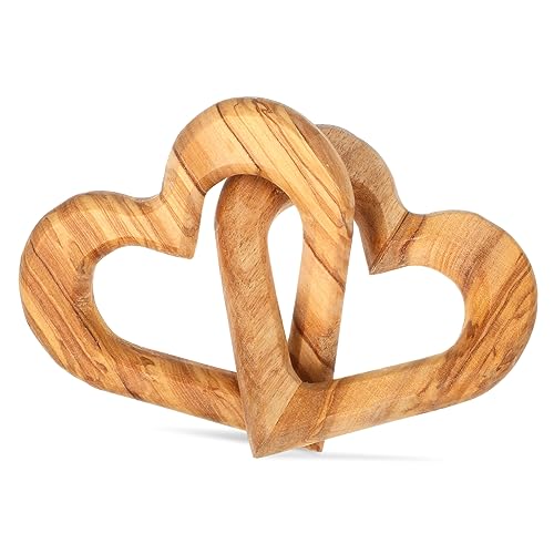 CLISPEED Hölzerner Herzanhänger Olivenholz Dekorative Holzverzierung für Wohnzimmer und Fensterdeko zum Valentinstag für Besondere Anlässe CLISPEED Hölzerner Herzanhänger Olivenholz Dekorative Holzverzierung für Wohnzimmer und Fensterdeko zum Valentinstag für Besondere Anlässe von CLISPEED