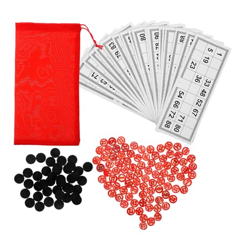 CLISPEED Holz-Bingo-spielset Für Familienfeiern Interaktives Brettspiel Mit Bingo-Karten Und Holzfiguren Für Große Und Strategisches Tragbar Für Unterwegs CLISPEED Holz-Bingo-spielset Für Familienfeiern Interaktives Brettspiel Mit Bingo-Karten Und Holzfiguren Für Große Und Strategisches Tragbar Für Unterwegs von CLISPEED