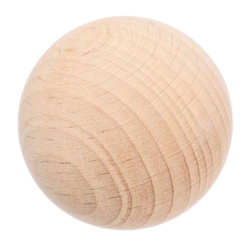 CLISPEED Holz Croquet Ball für Outdoor Spaß Unbehandelte Hartholzkugel für Rasenaktivitäten Strandspiele und Gartenfeiern von CLISPEED
