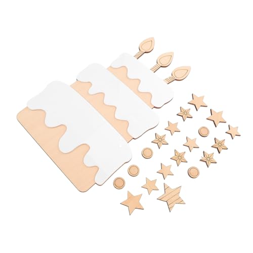 CLISPEED Holz Geburtstags Wandornament Teilig mit Kuchen und Partydekoration Einzigartiges Design für Fröhliche Vielseitig als Fotorequisite und Wanddeko für Kindergeburtstage CLISPEED Holz Geburtstags Wandornament Teilig mit Kuchen und Partydekoration Einzigartiges Design für Fröhliche Vielseitig als Fotorequisite und Wanddeko für Kindergeburtstage von CLISPEED