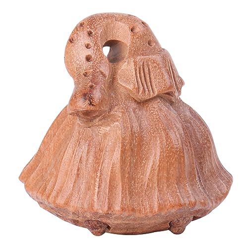 CLISPEED Holz Lotus Samenpod DIY Anhänger Handgefertigte Schmuckzubehör für und Armbänder Langlebigem Pfirsichholz für Kreative Projekte und von CLISPEED