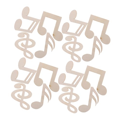 CLISPEED Holz-musiknoten zum Bemalen Robuste Diy-holzschnitt-noten Natürliche Kinderbastelsets für Kreative Musik Kunstprojekte für Party-dekoration und Gruppenaktivitäten CLISPEED Holz-musiknoten zum Bemalen Robuste Diy-holzschnitt-noten Natürliche Kinderbastelsets für Kreative Musik Kunstprojekte für Party-dekoration und Gruppenaktivitäten von CLISPEED