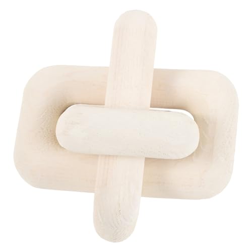 CLISPEED Holzketten dekoration mit Abgerundeten Ecken Handgefertigtes Holzornament im Modernen Landhausstil Stilvolles Deko element für Wohnzimmer Couchtisch und Bar Geschenkidee für CLISPEED Holzketten dekoration mit Abgerundeten Ecken Handgefertigtes Holzornament im Modernen Landhausstil Stilvolles Deko element für Wohnzimmer Couchtisch und Bar Geschenkidee für von CLISPEED