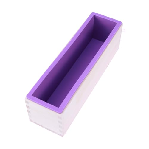 CLISPEED Holzseifenform S Quadratisch Rund Oval Langlebige Geschmacksneutrale DIY Seifenform mit Lila Innenschale Wiederverwendbar Leicht zu Reinigen Geeignet für Handgemachte Seifen CLISPEED Holzseifenform S Quadratisch Rund Oval Langlebige Geschmacksneutrale DIY Seifenform mit Lila Innenschale Wiederverwendbar Leicht zu Reinigen Geeignet für Handgemachte Seifen von CLISPEED