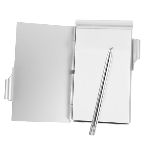 CLISPEED Kartenbox aus Aluminiumlegierung Notizbuch Notizblock Journaling kleine Notizbücher gepunktet Beutel kleines Taschenheft Notizbilder Notizbücher Mini Papier Silber CLISPEED Kartenbox aus Aluminiumlegierung Notizbuch Notizblock Journaling kleine Notizbücher gepunktet Beutel kleines Taschenheft Notizbilder Notizbücher Mini Papier Silber von CLISPEED