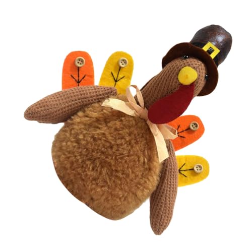 CLISPEED Kleine Gefüllte Truthahn-plüschpuppe, Thanksgiving-tischdekoration, Herbstgeschenk, Weiches Truthahn-Spielzeug Für Die Festliche Tischdekoration Zu Hause CLISPEED Kleine Gefüllte Truthahn-plüschpuppe, Thanksgiving-tischdekoration, Herbstgeschenk, Weiches Truthahn-Spielzeug Für Die Festliche Tischdekoration Zu Hause von CLISPEED