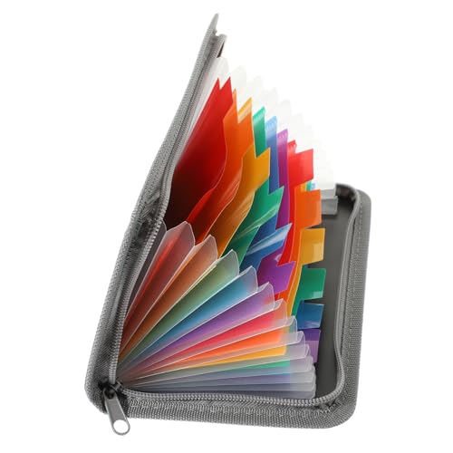 CLISPEED Kleiner Accordion File Organizer mit Mehrlagigem Aufbewahrungssystem Sicherer Kunststoff zur Sortierung Wichtiger Dokumente und Quittungen Platzsparender Vielseitiger Büro Ordner CLISPEED Kleiner Accordion File Organizer mit Mehrlagigem Aufbewahrungssystem Sicherer Kunststoff zur Sortierung Wichtiger Dokumente und Quittungen Platzsparender Vielseitiger Büro Ordner von CLISPEED