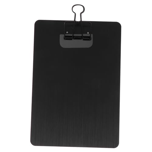 CLISPEED Klemmbrett aus Edelstahl Stabiles Metallclip Schreibbrett für Notizen Speisekarten und Dokumente Multifunktionaler Organizer für Büro Schule und Zuhause Ergonomisches Design von CLISPEED
