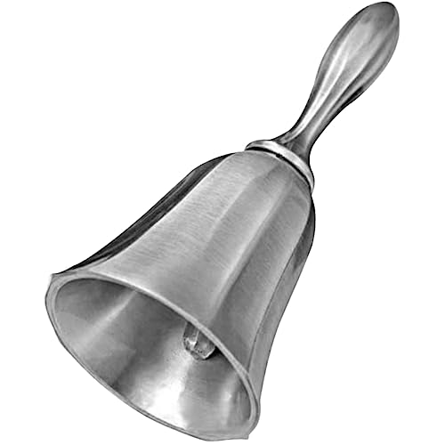 CLISPEED Küchen und Restaurantglocke aus Handglocke für Service Bar und Veranstaltungen Vintage Stil Antik Zinnfarbe für Hilfe und Weihnachtsgeschenke von CLISPEED