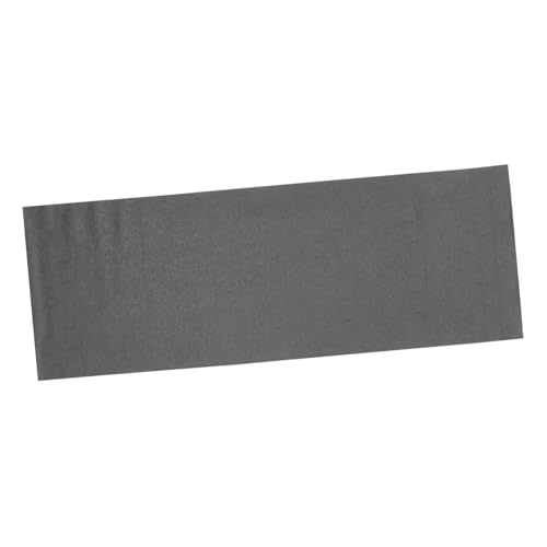 CLISPEED Kunstleder Geometrisches Muster Glänzend Schwarzes DIY Lederstück Bastelmaterial Vielseitig Zuschneidbar Für Handwerk Dekoration von CLISPEED