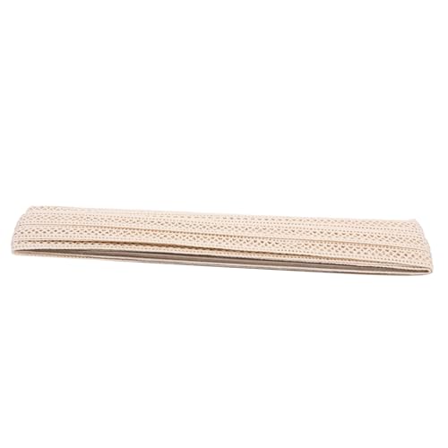 CLISPEED Lace Bordüre Breit Dekorative Spitzenborte für Dekoration Hochwertiges Baumwollmaterial Yards Stoffverzierung für Kleidung und Handwerk von CLISPEED