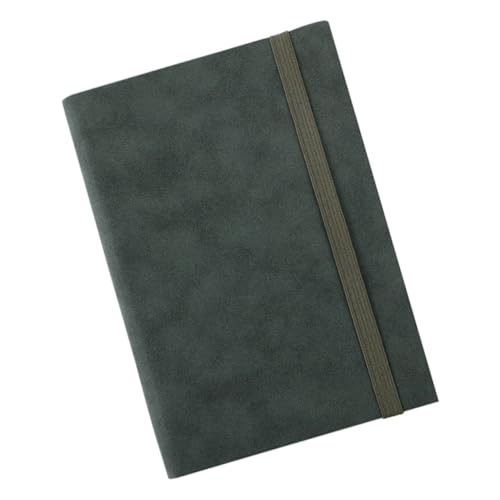 CLISPEED Leder Notizbuch mit Weichem Dickem Einband Vintage Schreibheft für Studenten und Journal Glatte Oberfläche Minimalistisches Tagebuch in Dunkelgrün CLISPEED Leder Notizbuch mit Weichem Dickem Einband Vintage Schreibheft für Studenten und Journal Glatte Oberfläche Minimalistisches Tagebuch in Dunkelgrün von CLISPEED