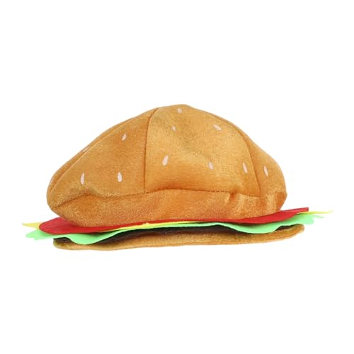 CLISPEED Lustige Hamburger Baskenmütze Damen Partyhut Leichtes Bequemes Festival Accessoire Kreative Mottoparty Kopfbedeckung Stylischer Outdoor Hut für Fotos und Karneval CLISPEED Lustige Hamburger Baskenmütze Damen Partyhut Leichtes Bequemes Festival Accessoire Kreative Mottoparty Kopfbedeckung Stylischer Outdoor Hut für Fotos und Karneval von CLISPEED