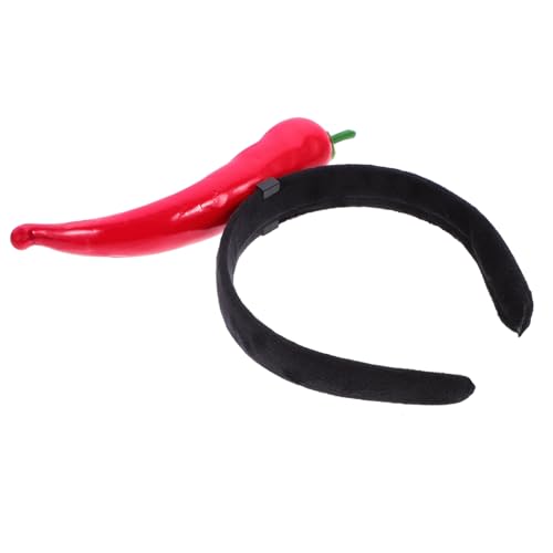 CLISPEED Lustiger Haarreif Chili Kopfschmuck aus Hochwertigem Langlebig und Bequem für Party Karneval und Cosplay Kreatives Gemüse Design Verstellbar und Angenehm zu Tragen CLISPEED Lustiger Haarreif Chili Kopfschmuck aus Hochwertigem Langlebig und Bequem für Party Karneval und Cosplay Kreatives Gemüse Design Verstellbar und Angenehm zu Tragen von CLISPEED