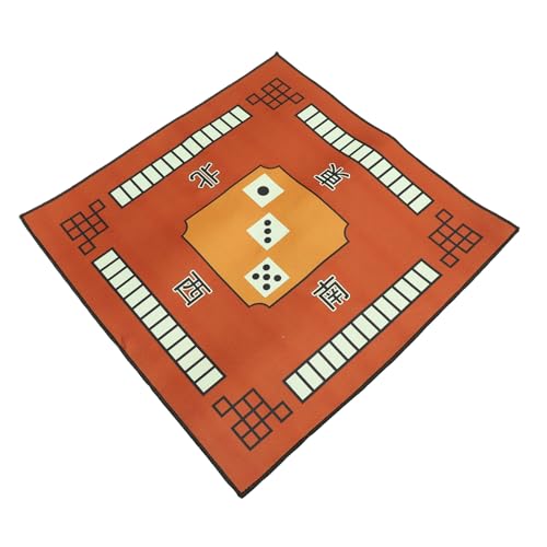 CLISPEED Mahjong Tischdecke Quadratisch Rutschfestes Polyester spielmatte Schalldämpfend für Brettspiele Poker Domino Paigow Tischabdeckung Schützende Filzmatte von CLISPEED