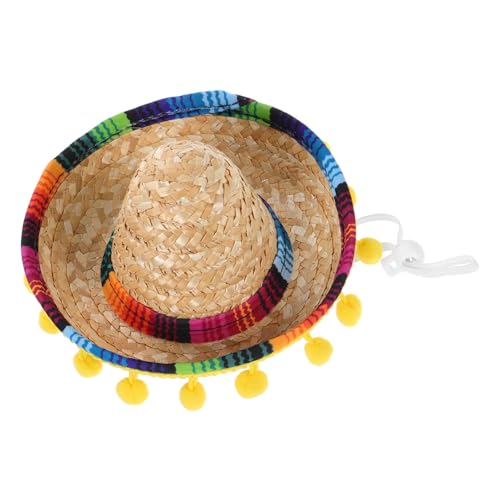 CLISPEED Mini Mexikanischer Sombrero Haarclip Leichter Bunter Partyhut für Frauen und Haustiere Niedliches Kleines Mexikanisches Kostümzubehör für Fiesta Geburtstage und Festtagsdekoration CLISPEED Mini Mexikanischer Sombrero Haarclip Leichter Bunter Partyhut für Frauen und Haustiere Niedliches Kleines Mexikanisches Kostümzubehör für Fiesta Geburtstage und Festtagsdekoration von CLISPEED
