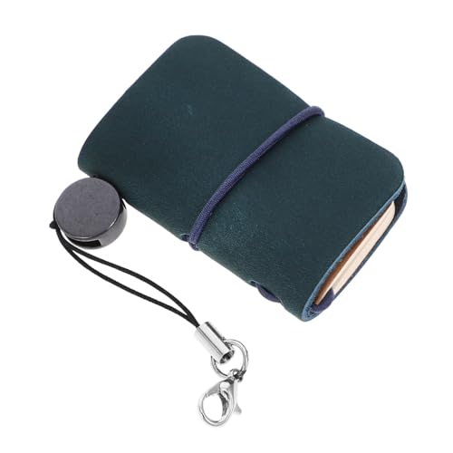 CLISPEED Mini Notizblock Handliches Praktisches Notizbuch aus Langlebigem Dunkelblauem Leder für Schule Büro und Zuhause Praktisch für Schüler und Büroangestellte CLISPEED Mini Notizblock Handliches Praktisches Notizbuch aus Langlebigem Dunkelblauem Leder für Schule Büro und Zuhause Praktisch für Schüler und Büroangestellte von CLISPEED