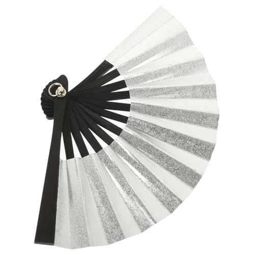CLISPEED Miniatur Faltbarer Handventilator aus Papier und Silberfarbener DIY Mini Fächer für Puppendekoration Party Accessoire Langlebig und Detailreich Gestaltet CLISPEED Miniatur Faltbarer Handventilator aus Papier und Silberfarbener DIY Mini Fächer für Puppendekoration Party Accessoire Langlebig und Detailreich Gestaltet von CLISPEED