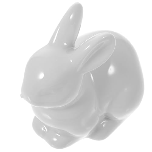 CLISPEED Miniatur Hasenfigur aus Resin Kleine Deko für Kuchen und Zuhause Stabile Handgefertigte Rabbit Figur Vielseitig als Tortenaufleger und Fotodekor Geeignet von CLISPEED