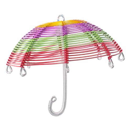CLISPEED Miniatur Regenschirm Deko Handgefertigt Bunter Aluminiumdraht Miniaturschirm Fotorequisite Puppenhaus Dekoration Einfallsreiches DIY Modell für Micro Landschaft Zufällige Farbe CLISPEED Miniatur Regenschirm Deko Handgefertigt Bunter Aluminiumdraht Miniaturschirm Fotorequisite Puppenhaus Dekoration Einfallsreiches DIY Modell für Micro Landschaft Zufällige Farbe von CLISPEED