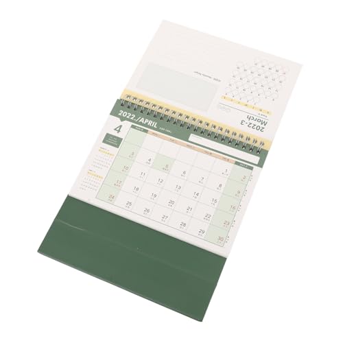 CLISPEED Moderner Tischkalender Selbststehend Langlebig für Büro Zuhause Lehrer Tägliche Planung Design Desktop Kalender Notizblock von CLISPEED