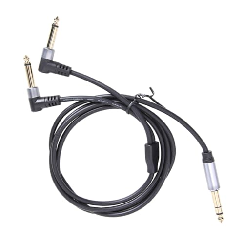 CLISPEED Mono Audio Adapterkabel Vergoldete Stecker Übertragungskabel für Gitarre und Langlebiges Gitarrenzubehör CLISPEED Mono Audio Adapterkabel Vergoldete Stecker Übertragungskabel für Gitarre und Langlebiges Gitarrenzubehör von CLISPEED