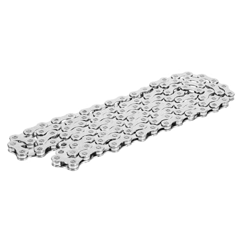 CLISPEED Mountain Bike Kette Glieder Carbonstahl Fahrradkette für Mountain Rennräder Rostfrei Hohe Festigkeit Einfache Montage Vielseitig Kompatibel CLISPEED Mountain Bike Kette Glieder Carbonstahl Fahrradkette für Mountain Rennräder Rostfrei Hohe Festigkeit Einfache Montage Vielseitig Kompatibel von CLISPEED