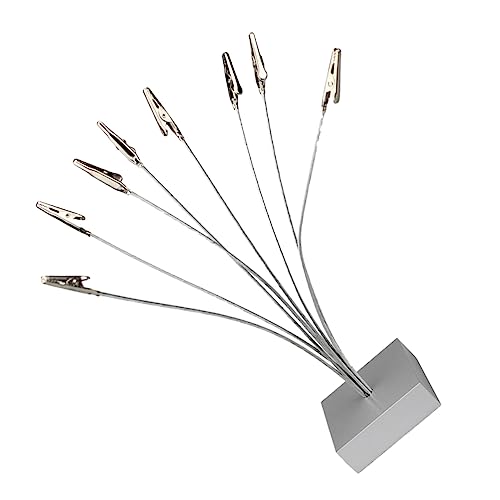 CLISPEED Multi Head Memo Clips Halter aus Metall Fach Stand für Notizen Fotos und Tischkarten für Büro Zuhause und Restaurant Umweltfreundliches Material CLISPEED Multi Head Memo Clips Halter aus Metall Fach Stand für Notizen Fotos und Tischkarten für Büro Zuhause und Restaurant Umweltfreundliches Material von CLISPEED