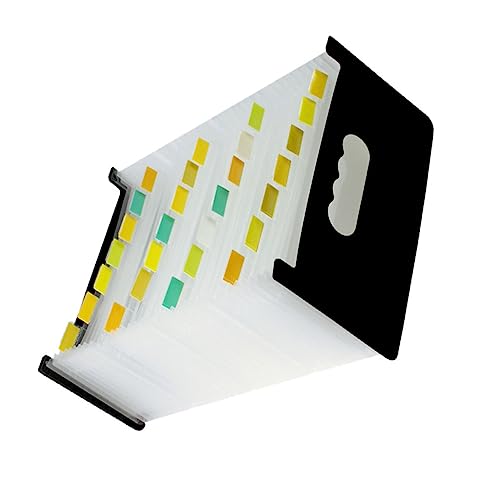CLISPEED Multi Layer Ordner Wasserdichter Dokumenten Organizer für Büro Schule und Reisen Fächer für Effiziente Ablage von CLISPEED