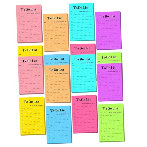 CLISPEED Multifunktionale Fluoreszierende Haftnotizen Teiliges Kompakte Memo Sticker für Büro Schule Zuhause Stark Haftend Vielseitig Verwendbar Glatten Oberflächen für To Do Listen und CLISPEED Multifunktionale Fluoreszierende Haftnotizen Teiliges Kompakte Memo Sticker für Büro Schule Zuhause Stark Haftend Vielseitig Verwendbar Glatten Oberflächen für To Do Listen und von CLISPEED