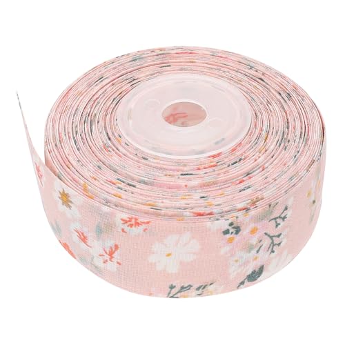 CLISPEED Multifunktionales Geschenkband Breit Leichtes Bedrucktes Chiffon haarband zum Basteln Verpacken und Partydekor Zartes DIY Geschenkverpackungsband in Hellrosa von CLISPEED