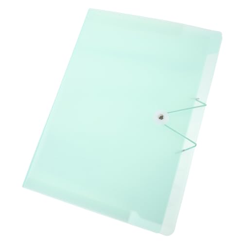 CLISPEED Multilagiger Dokumentenordner Fächermappe Großes Fassungsvermögen Paper File Organizer Büro und Schule Grün Fächer Effiziente Aufbewahrung und Organisation von CLISPEED