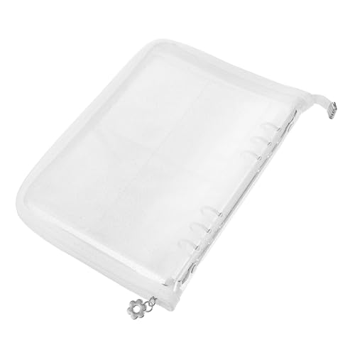 CLISPEED Nachfüllbarer Ringbinder mit Reißverschluss Moderner Halter für Postkarten und Sammlerstücke Stylisches Transparentes Design mit Innenseiten CLISPEED Nachfüllbarer Ringbinder mit Reißverschluss Moderner Halter für Postkarten und Sammlerstücke Stylisches Transparentes Design mit Innenseiten von CLISPEED