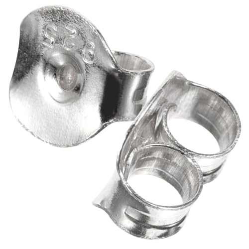 CLISPEED Ohrringverschluss Ohrstecker Stopper Sicherer Verschluss Kompatibel Für Damen Herren Schmuckzubehör Ersatz Stecker Plug CLISPEED Ohrringverschluss Ohrstecker Stopper Sicherer Verschluss Kompatibel Für Damen Herren Schmuckzubehör Ersatz Stecker Plug von CLISPEED