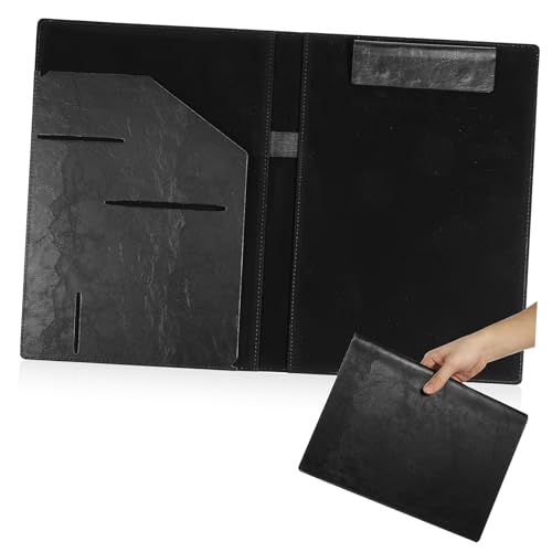 CLISPEED Ordnerschiene Planerordner Faltbares Klemmbrett Pflege Geschäftsorganisator Portfolio-ordner-organizer Folio-dokument-organizer Klemmbrett-folie Dokumentenmappe Büromappen Pu Black CLISPEED Ordnerschiene Planerordner Faltbares Klemmbrett Pflege Geschäftsorganisator Portfolio-ordner-organizer Folio-dokument-organizer Klemmbrett-folie Dokumentenmappe Büromappen Pu Black von CLISPEED