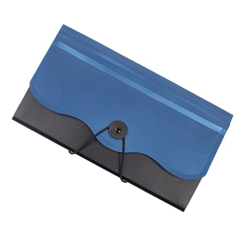 CLISPEED PP Mehrschichtiger Dokumentenorganizer Fächer Fächermappe Sortiermappe für Quittungen Rechnungen Belege Leichter Ordner für Büro und Zuhause und Tragbar Blau CLISPEED PP Mehrschichtiger Dokumentenorganizer Fächer Fächermappe Sortiermappe für Quittungen Rechnungen Belege Leichter Ordner für Büro und Zuhause und Tragbar Blau von CLISPEED