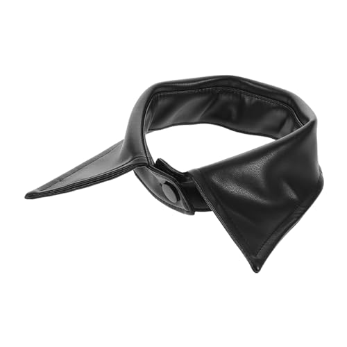 CLISPEED PU Kragen Damen Abnehmbar Modischer Fake Kragen aus Weichem PU Material Komfortabler Halsschmuck Vielseitiger Blusenkragen für Hemden Pullover Kleider CLISPEED PU Kragen Damen Abnehmbar Modischer Fake Kragen aus Weichem PU Material Komfortabler Halsschmuck Vielseitiger Blusenkragen für Hemden Pullover Kleider von CLISPEED