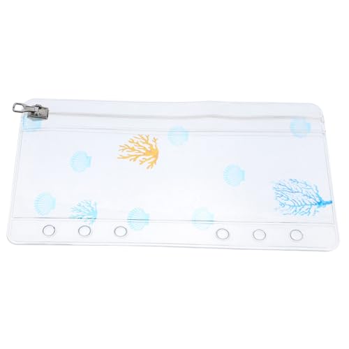 CLISPEED PVC Reißverschluss Hülle für Budget Binder Wasserfeste Wiederverwendbare Organizer Tasche mit Löchern Dicke Aufbewahrung für Belege Karten und Notizen für Büro Schule und Reisen CLISPEED PVC Reißverschluss Hülle für Budget Binder Wasserfeste Wiederverwendbare Organizer Tasche mit Löchern Dicke Aufbewahrung für Belege Karten und Notizen für Büro Schule und Reisen von CLISPEED