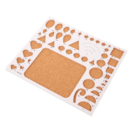 CLISPEED Papier Quilling Vorlage Kork Wiederverwendbares Präzises Design Tragbar und Leicht für DIY Projekte und Bastelarbeiten Langlebig und Rostfrei von CLISPEED