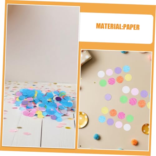 CLISPEED Pastell Konfetti Papier Konfetti Leichtes Streudeko für Hochzeit Geburtstag Ballonfüllung Tischdeko Romantische Partygestaltung CLISPEED Pastell Konfetti Papier Konfetti Leichtes Streudeko für Hochzeit Geburtstag Ballonfüllung Tischdeko Romantische Partygestaltung von CLISPEED