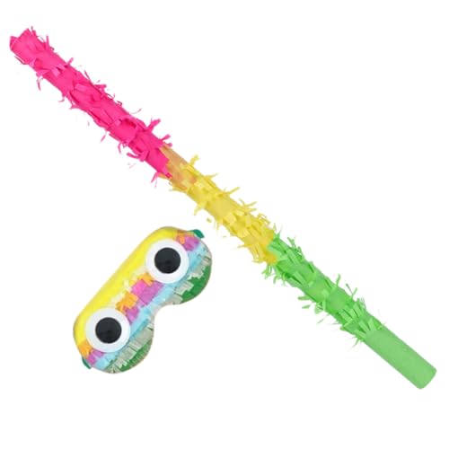 CLISPEED Pinata Stick und Augenbinde für Geburtstagspartys und Festivals Robustes Zubehör für Spaßige Piñata Spiele Leicht Kompakt und Vielseitig Einsetzbar für Erwachsene CLISPEED Pinata Stick und Augenbinde für Geburtstagspartys und Festivals Robustes Zubehör für Spaßige Piñata Spiele Leicht Kompakt und Vielseitig Einsetzbar für Erwachsene von CLISPEED