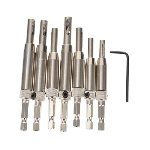 CLISPEED Praktisches Scharnierbohrer Bohrern und Hexagonalem Schaft Selbstzentrierend für Möbel Fensterbeschläge Langlebiges Hinge Drilling Werkzeug für Präzises Bohren von CLISPEED