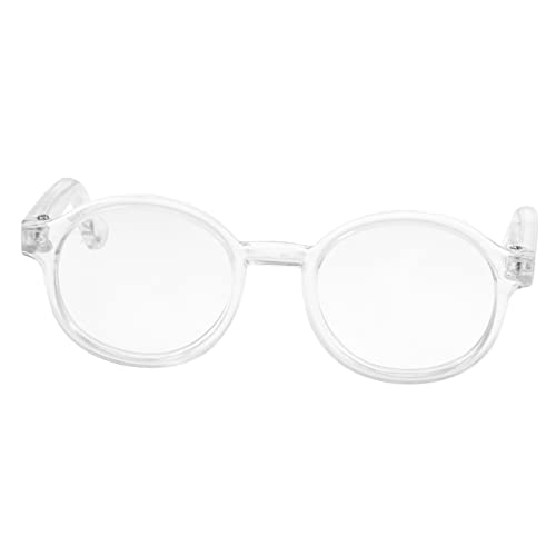 CLISPEED Puppenbrille Auffälliges Brillenspielzeug Brillen Für Puppen Puppe Verkleiden Sich Brillen Kinderbrille Puppe Verkleiden Zubehör Brille Für Puppe Plastik Transparent von CLISPEED