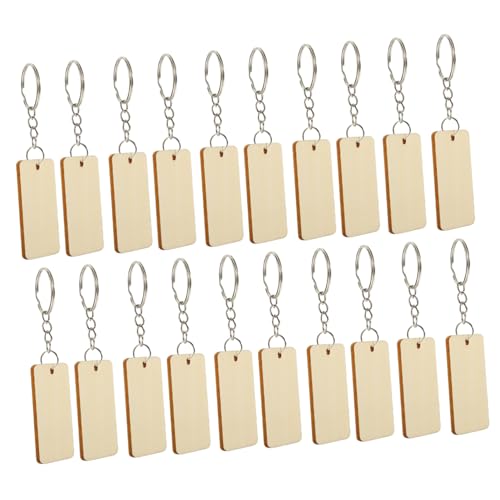 CLISPEED Rechteckige Holz Schlüsselanhänger Blank zum Basteln Leichte Holzanhänger mit Glatten Kanten DIY Holzschilder für Schlüsselringe Personalisierbar Langlebiges Material Vielseitig CLISPEED Rechteckige Holz Schlüsselanhänger Blank zum Basteln Leichte Holzanhänger mit Glatten Kanten DIY Holzschilder für Schlüsselringe Personalisierbar Langlebiges Material Vielseitig von CLISPEED