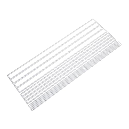 CLISPEED Rechteckige Stanzform Karbonstahl DIY Prägestanzform für Scrapbooking und Kartenherstellung für Kreative Bastelprojekte und Kinderhandarbeiten von CLISPEED