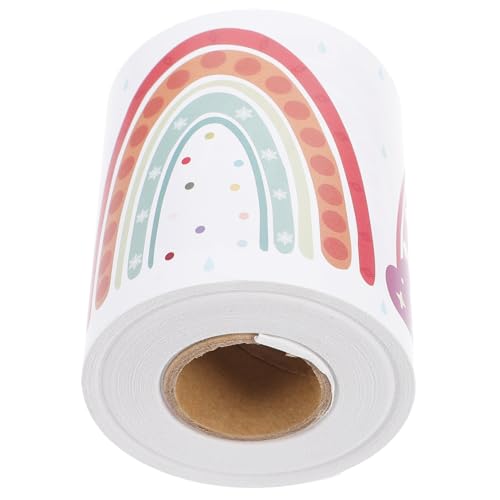 CLISPEED Regenbogen Bordüren Sticker Selbstklebend DIY Dekoration für Schulstart Klassenzimmer Bulletin Boards Vielseitig Zuschneidbar Bunte Schulkind Deko CLISPEED Regenbogen Bordüren Sticker Selbstklebend DIY Dekoration für Schulstart Klassenzimmer Bulletin Boards Vielseitig Zuschneidbar Bunte Schulkind Deko von CLISPEED