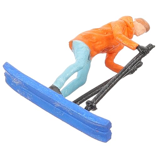 CLISPEED Resin Modell für Winterdekoration DIY Miniaturszenen Kreative Fotografie für Layouts und Bastelprojekte von CLISPEED