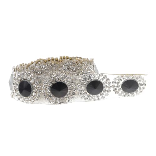 CLISPEED Rhinestone Band mit Glasdiamanten Selbstklebendes Zuschneidbares Dekoband für DIY Hochzeits und Partydeko Leichtes Langlebiges Strass Bling Band für Kostüme Kleider Gürtel CLISPEED Rhinestone Band mit Glasdiamanten Selbstklebendes Zuschneidbares Dekoband für DIY Hochzeits und Partydeko Leichtes Langlebiges Strass Bling Band für Kostüme Kleider Gürtel von CLISPEED