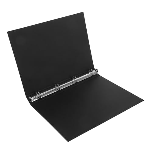 CLISPEED Ringbuch Notizbuch Einband aus Schwarzem Kraftpapier Lose Organizer Nachfüllbarer Dokumentenhalter und Vielseitiger Schutzumschlag für Büro und Alltag CLISPEED Ringbuch Notizbuch Einband aus Schwarzem Kraftpapier Lose Organizer Nachfüllbarer Dokumentenhalter und Vielseitiger Schutzumschlag für Büro und Alltag von CLISPEED
