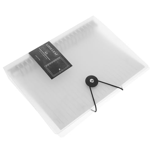CLISPEED Ringbuch Notizbuch mit Metallringbindung Abnehmbares Liniertes Nachfüllbares Planer Lose Notizblock für Büro Schule Tagebuch und Skizzen von CLISPEED